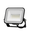 30W LED strålkastare, Samsung LED chip - IP65, svart, 3000K, PRO-Series, utomhus