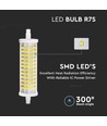 Vt-2118 LED-lampa 16W R7s - keramisk, 6400K