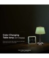 Vt-7968 LED bordslampa 1,5W - touch dimbar, 3i1, krom+grön