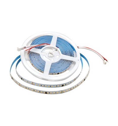 120 VT-2835 LED löpande ljuslist 10W/m - 24V, 3000K, IP20, kopplingsbar, 10 m/rulle, pris per meter