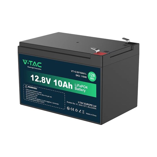 12,8V VT litiumbatteri - 10Ah-L, 10 Ah