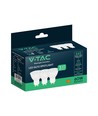VT-247 spotlight 6W GU10 - plast, 3000K, 110°, 3 st/paket