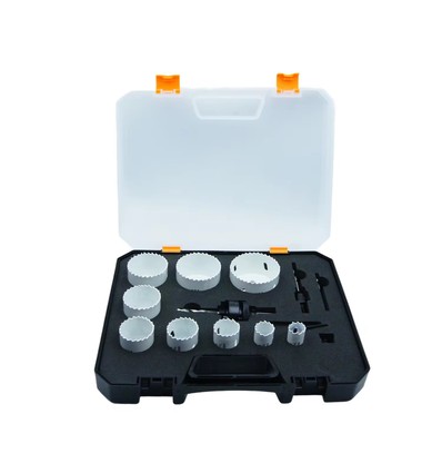 Set med 15 st. hålsågar - Ø19-64mm, Bi-metall hålsåg