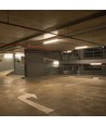 12 st. V-Tac vattentät 36W komplett LED-armatur - 120 cm, 120lm/W, överkopplingsbar, IP65, 230V