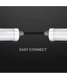12x V-Tac vattentät 36W LED armatur - 120 cm, 120lm/W, IP65, länkbar, 230V