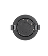 10x 7W lågprofil downlight RA96 - DimToWarm+CCT, Hål: Ø6,8 cm, svart kant, dimbar