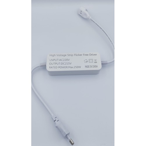 Kontakt för 230V LED-remsa (Slim COB) - Flimmerfri, Inkl. ändpropp, 230V