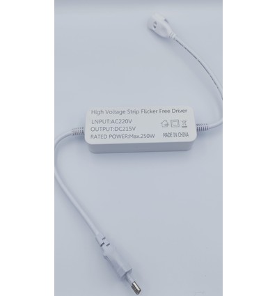 Kontakt för 230V LED-remsa (Slim COB) - Flimmerfri, Inkl. ändpropp, 230V