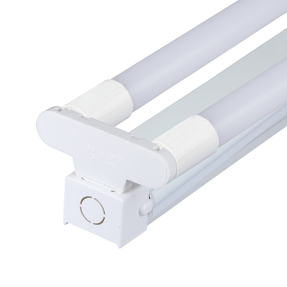 120 Cm 2x18w T8 Led Dubbelarmatur Samsung Chip Inkl. Led Rör Kulör : Neutral