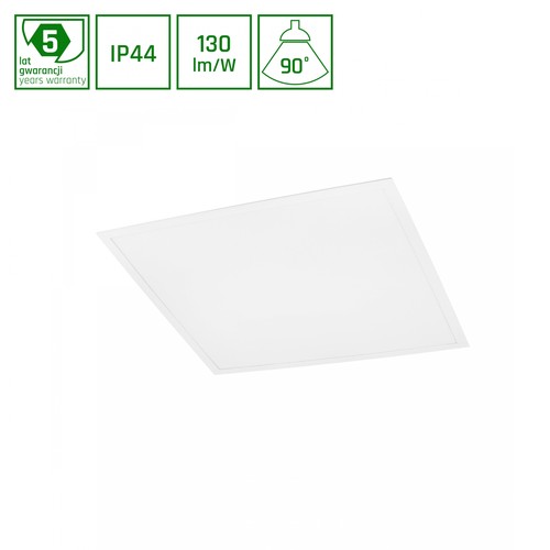 36W LED panel, 60x60 - 4000K, vit ram