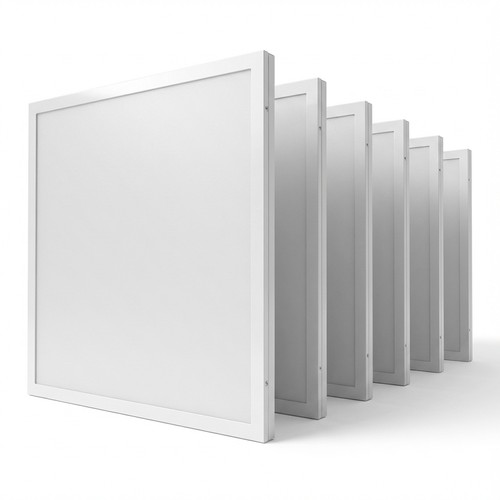 6x LED-paneler 60x60 i ram - 40W, för direktmontering