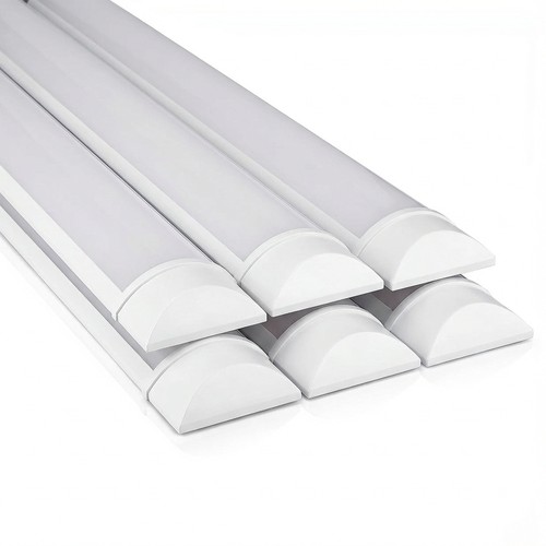 6x 50W komplett LED-armatur - 150 cm, 3 års tillverkargaranti, 230V