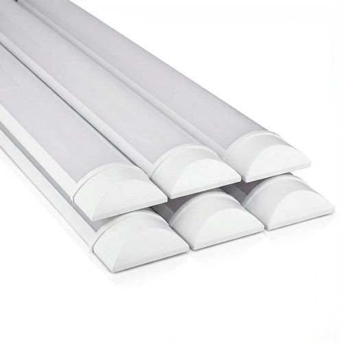 6x V-Tac 40W slim LED armatur - 120 cm, 3 års producentgaranti, 230V