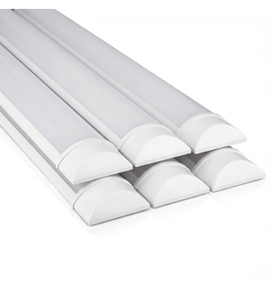 6x 40W komplett LED-armatur - 120 cm, 3 års produktgaranti, 230V