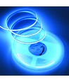 10m 9W/m Ljusblå COB-LED strip - 24V DC, IP20, 320 LED/m