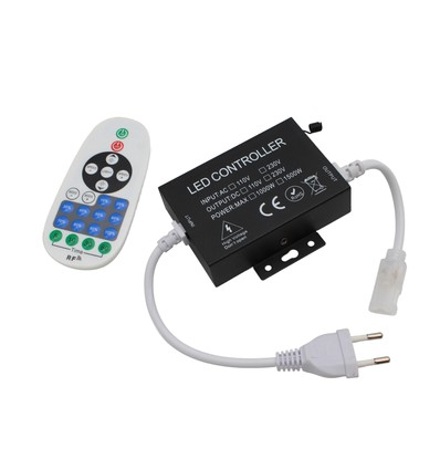 230V WiFi Smart Home dimmer - Inkl. ändstycke, för 230V (Slim COB), minnesfunktion, max 50 m