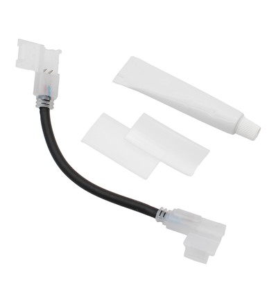 15 cm vattentät skarvsladd för 230V LED-strip (Slim COB) - Perfekt för hörn