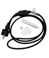 2m Vattentät kontakt för 230V LED-strip (Slim COB) - Inkl. ändstycke, 230V