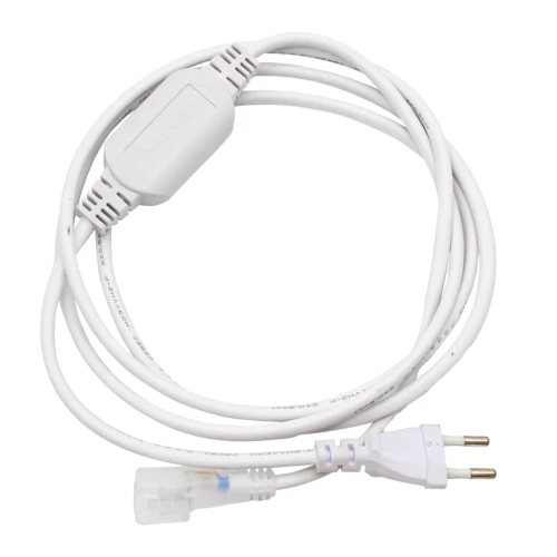 Stickkontakt för 230V LED-list (Slim COB) - 2 meter, inkl. ändpropp, 230V