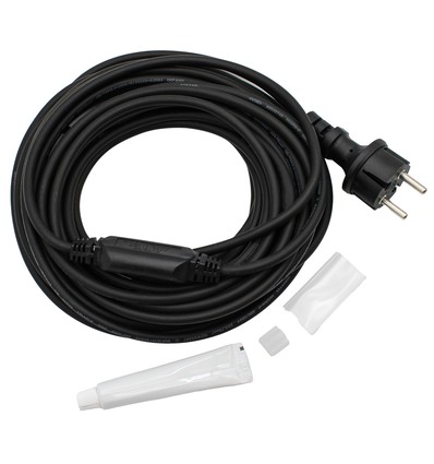 10m Vattentät kontakt för 230V LED-strip (Slim COB) - Inkl. ändstycke, 230V