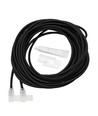12 m vattentät skarvkabel för 230V LED-strip (Slim COB) - Perfekt för grindar och portar, 230V