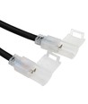 6 m vattentät skarvkabel för 230V LED-strip (Slim COB) - Inkl. ändstopp, 230V