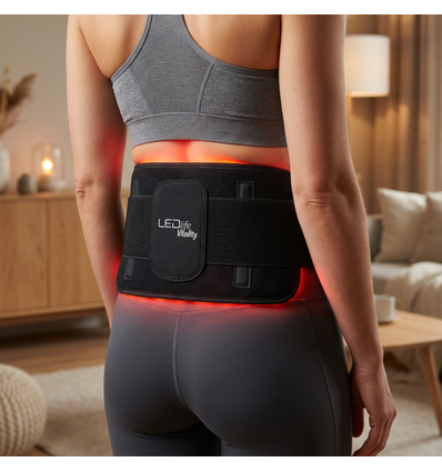 Infrarött ljusterapibälte för kroppen - 20W, 660/850 nm