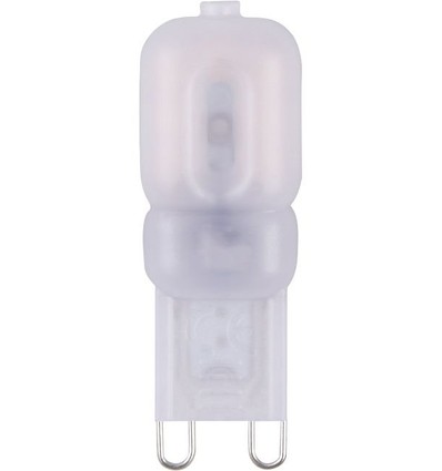 G9 2W dimbar LED-lampa - 200lm, 360°, matt glas, 2700K