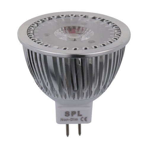 GU5.3 4W LED-lampa, 12V - 350lm, MR16, 2700K