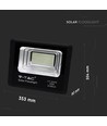 V-Tac 200W solcell LED-strålkastare - 40W solcellspanel, 6000K, IP65