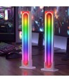 2 st. RGBIC infinite ambient light bar vit - 24cm, Bluetooth, 5W