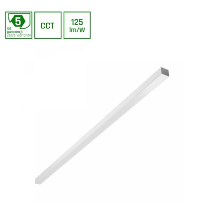150cm 30/40/50W ALLDAY BASIC LED-taklampa - 3CCT, vit