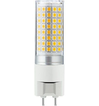 G12 11cm / 18W dimbar LED-lampa - 2100lm, 4000K, klart glas