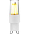 G9 2W dimbar LED-lampa - Filament, 5,2cm, 2700K, klart glas
