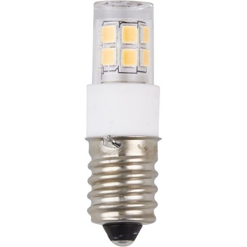 E14 2W LED-rörlampa - 4,7cm, 270lm, 2700K, klart glas