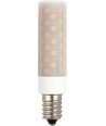 E14 6W LED-rörlampa - 8cm, 660lm, dimbar, opalt glas
