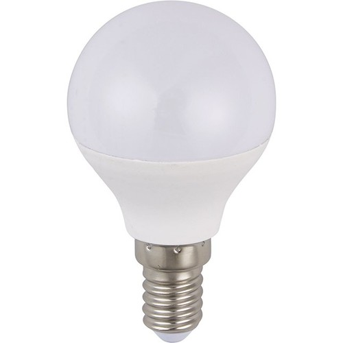 E14 3W LED-kronljuslampa, 12-60V - G45, 250lm, opalt glas