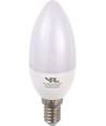 E14 4W dimbar LED-kronlampa - DimToWarm, 2000-2700K, C37, opalt glas