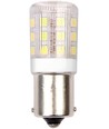 BA15s 3W LED-rörlampa, 4,5cm - 250lm, klart glas, 3000K
