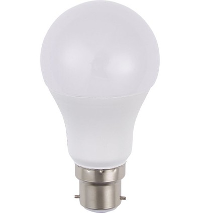 BA22d 10W LED-lampa, 12-60V - 810lm, A60, opalglas, 3000K