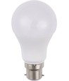 BA22d 5,5W LED-lampa, 12-60V - A60, 600lm, opalglas, 3000K