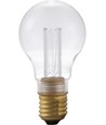 E27 2,5W dimbar vintage LED-lampa - A60, 2000K, klart glas, 65lm