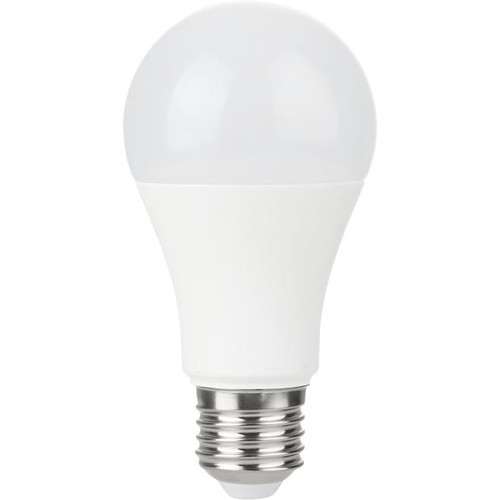 E27 10W LED-lampa, 12-60V - A60, 810lm, opalt glas, AC/DC