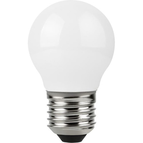 E27 5W DimToWarm LED-klotlampa - 420lm, G45, filament, opalt glas, dimbar