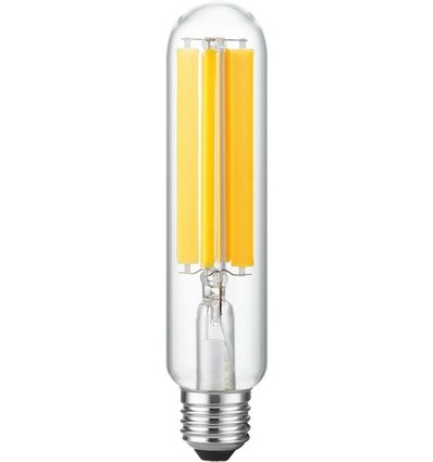 E27 21W LED HID Filamentlampa - 3600lm, 17cm, klart glas, 2700K