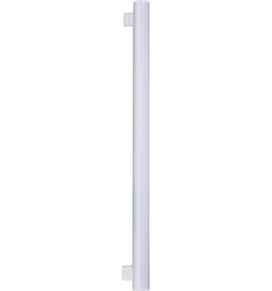 8W S14s LED-rör, 4000K - 880lm, T30, Opalglas