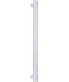 8W S14s LED-rör, 4000K - 880lm, T30, Opalglas