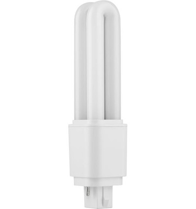 14,3cm / 6W G24d LED-lampa - 880lm, Direkt/Ballast-kompatibel, 4000K, glas
