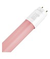 121,2cm / 18W T8 LED-lysör - Röd, Glas, Direkt/Ballast-kompatibel