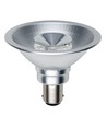 BA15d 8W AR70 dimbar LED-lampa, 12V - DimToWarm, 2000-2800K, 35 grader, grått hölje
